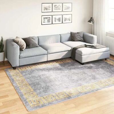 Alfombra Lavable Antideslizante Grey 190x300 cm - Decoración de Piso Alfombra Lavable Antideslizante Grey 190x300 cm - Decoración de Piso