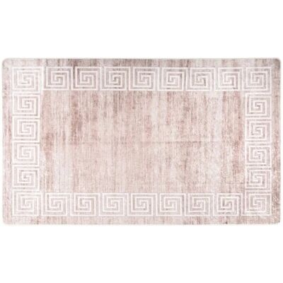 vidaXL Beige Vaskbar Anti-slip Tæppe - Stue Dekoration vidaXL Beige Vaskbar Anti-slip Tæppe - Stue Dekoration