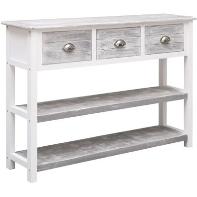 vidaXL Antique Grey Sideboard - Storage Cabinet - Solid Pau vidaXL Antique Grey Sideboard - Storage Cabinet - Solid Pau