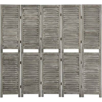 vidaXL Kestävä Massiivipuu 6-Panel Huonekortti - Room Divider vidaXL Kestävä Massiivipuu 6-Panel Huonekortti - Room Divider