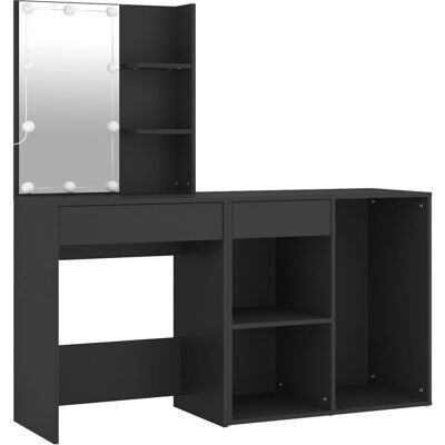 vidaXL 3082018 ensemble coiffeuse chambre - Coiffeuse LED avec armoire - Publicité vidaXL 3082018 ensemble coiffeuse chambre - Coiffeuse LED avec armoire - Publicité