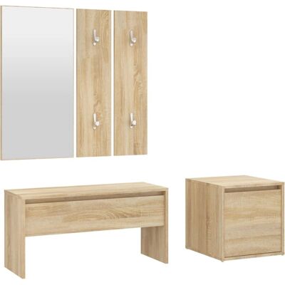 vidaXL 3082047 Banco de interior Roble Sonoma - Indoor bench vidaXL 3082047 Banco de interior Roble Sonoma - Indoor bench