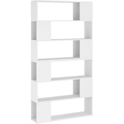 vidaXL Witte boekenkast kamerscherm - Opbergruimte & Privacy vidaXL Witte boekenkast kamerscherm - Opbergruimte & Privacy