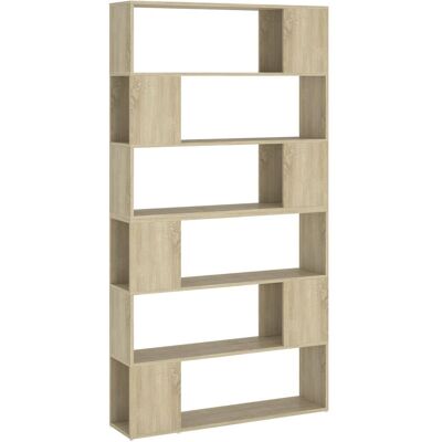 vidaXL Bücherregal Sonoma Eiche - Elegantes Klassisches Design - 100x24x188 cm vidaXL Bücherregal Sonoma Eiche - Elegantes Klassisches Design - 100x24x188 cm