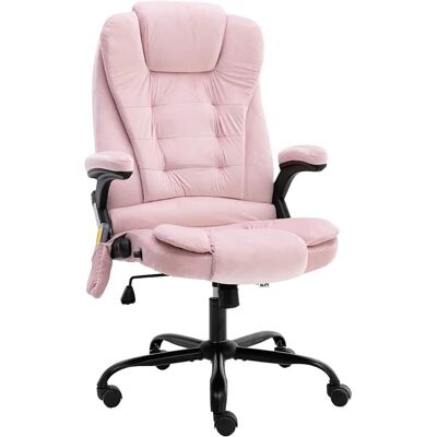 VidaXL 20574 Bürostuhl - Pink Velours Ergonomisch VidaXL 20574 Bürostuhl - Pink Velours Ergonomisch