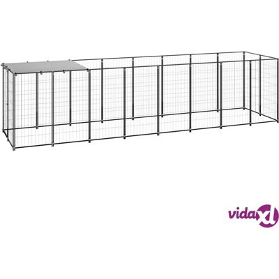Maisonchic - Enclos pour chiens noir 4,84 m² Maisonchic - Enclos pour chiens noir 4,84 m²