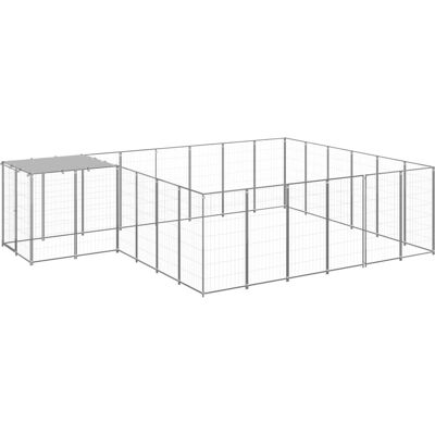 vidaXL Koiratarha Hopea 12,1 m² - Koiratarha vidaXL Koiratarha Hopea 12,1 m² - Koiratarha