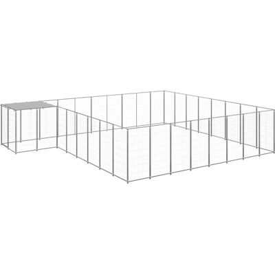 vidaXL Koiratarha teräs 20,57 m² Ulkona vidaXL Koiratarha teräs 20,57 m² Ulkona