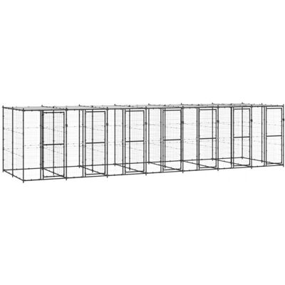 vidaXL Ulkotarhakasvalli Terästä ja Katto 16,94 m² vidaXL Ulkotarhakasvalli Terästä ja Katto 16,94 m²
