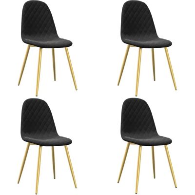 vidaXL 3082876 Samt Esszimmerstühle - Set aus 6 vidaXL 3082876 Samt Esszimmerstühle - Set aus 6