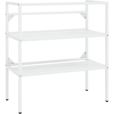 vidaXL Badeværelsesvaskekabinet - Hvid, 79x38x83 cm vidaXL Badeværelsesvaskekabinet - Hvid, 79x38x83 cm