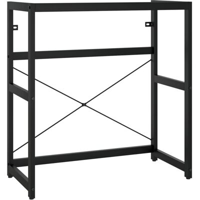 vidaXL Badezimmer Unterschrank/Waschbecken - Schwarz - Badezimmer Unterschrank/Waschbecken vidaXL Badezimmer Unterschrank/Waschbecken - Schwarz - Badezimmer Unterschrank/Waschbecken