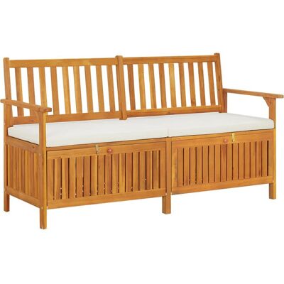 VidaXL Gartensitzbank - Akazienholz, Stoff, Polyester VidaXL Gartensitzbank - Akazienholz, Stoff, Polyester