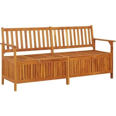 vidaXL 170 cm Aufbewahrungsbank - Massives Akazienholz - Braun vidaXL 170 cm Aufbewahrungsbank - Massives Akazienholz - Braun