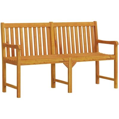 vidaXL Banc de jardin 150 cm bois d'acacia massif extérieur vidaXL Banc de jardin 150 cm bois d'acacia massif extérieur