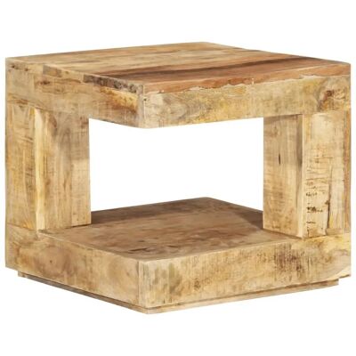 vidaXL Table basse en mango massif 45x45x40 cm - Table de café vidaXL Table basse en mango massif 45x45x40 cm - Table de café