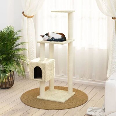 vidaXL Cat Tree with Sisal Posts - Climbing and Play Tower vidaXL Cat Tree with Sisal Posts - Climbing and Play Tower
