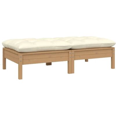 VidaXL 806661 outdoor bank - Tuinmeubel - Hout, Stof, Polyester VidaXL 806661 outdoor bank - Tuinmeubel - Hout, Stof, Polyester