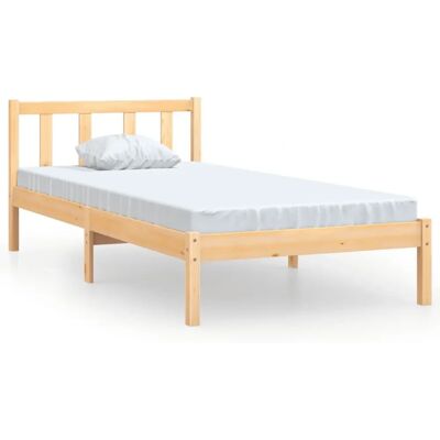 vidaXL 810047 Bettgestell - Naturkiefer - Einzelbett - Betttyp vidaXL 810047 Bettgestell - Naturkiefer - Einzelbett - Betttyp