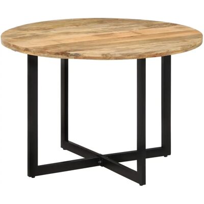 vidaXL Massief Mangohouten Eettafel - 110x75 cm - Keukentafel vidaXL Massief Mangohouten Eettafel - 110x75 cm - Keukentafel
