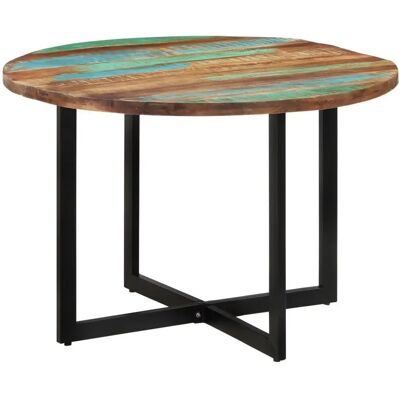 vidaXL Gerecycled houten eettafel - 110x75 cm - Binnen vidaXL Gerecycled houten eettafel - 110x75 cm - Binnen