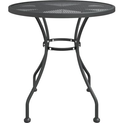 vidaXL - 80x72 cm Expanded Metal Mesh Anthracite - Gartentisch vidaXL - 80x72 cm Expanded Metal Mesh Anthracite - Gartentisch