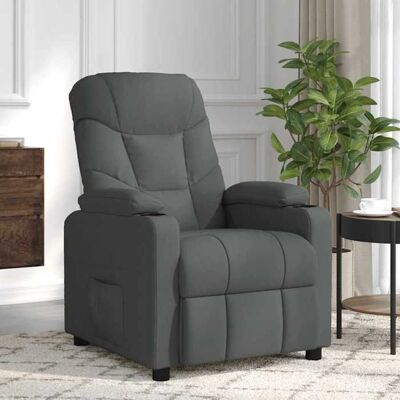 vidaXL Massagesessel - Verstellbarer Relaxstuhl - Grau vidaXL Massagesessel - Verstellbarer Relaxstuhl - Grau