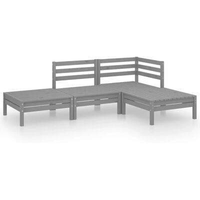 vidaXL Gartenset aus Kiefernholz - Modulares Lounge-Set vidaXL Gartenset aus Kiefernholz - Modulares Lounge-Set