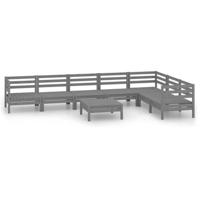 vidaXL 8-teiliges Gartensitzgruppe Außenmöbel - Gartenmöbel vidaXL 8-teiliges Gartensitzgruppe Außenmöbel - Gartenmöbel