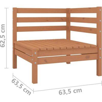 Zestaw ogrodowy vidaXL 10-częściowy z drewna sosnowego - Zestaw ogrodowy Zestaw ogrodowy vidaXL 10-częściowy z drewna sosnowego - Zestaw ogrodowy