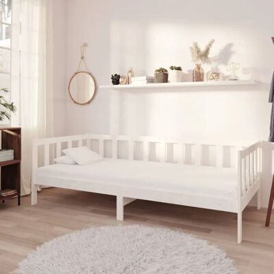 vidaXL Schlafsofa 112656 Weiß Multifunktionale Holzcouch vidaXL Schlafsofa 112656 Weiß Multifunktionale Holzcouch