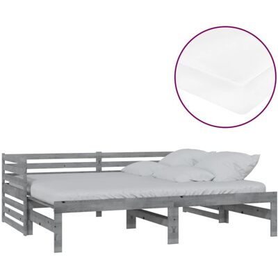 vidaXL 3083671 Canapé-lit gris - Sofa bed - Publicité vidaXL 3083671 Canapé-lit gris - Sofa bed - Publicité