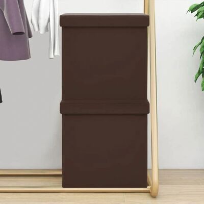 vidaXL Hocker mit Stauraum - Faltbar, Bequem, Langlebig vidaXL Hocker mit Stauraum - Faltbar, Bequem, Langlebig