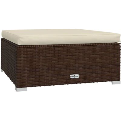 vidaXL Gartensitzbank - Rattan, Kunststoff - Gartenhocker vidaXL Gartensitzbank - Rattan, Kunststoff - Gartenhocker