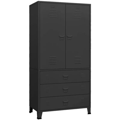 vidaXL 339613 Armoire Industrielle Noire - Armoire - Publicité vidaXL 339613 Armoire Industrielle Noire - Armoire - Publicité
