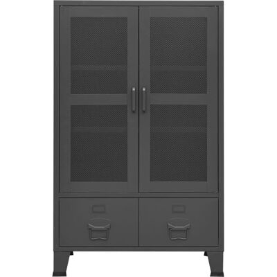 vidaXL Armoire de rangement industrielle Anthracite - Storage Cabinet - Publicité vidaXL Armoire de rangement industrielle Anthracite - Storage Cabinet - Publicité
