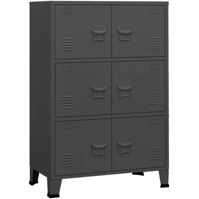 vidaXL Industrielles Aufbewahrungsschrank Stahl Sideboard - Stauraumschrank vidaXL Industrielles Aufbewahrungsschrank Stahl Sideboard - Stauraumschrank