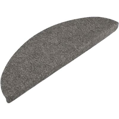 vidaXL Selvklebende Grå Trappe-Måtter - 15 stk, 56x17x3 cm - Trappebeskyttelse vidaXL Selvklebende Grå Trappe-Måtter - 15 stk, 56x17x3 cm - Trappebeskyttelse