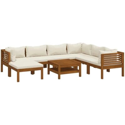 vidaXL Tuinmeubelset - Duurzaam, Modulaire, Crème vidaXL Tuinmeubelset - Duurzaam, Modulaire, Crème