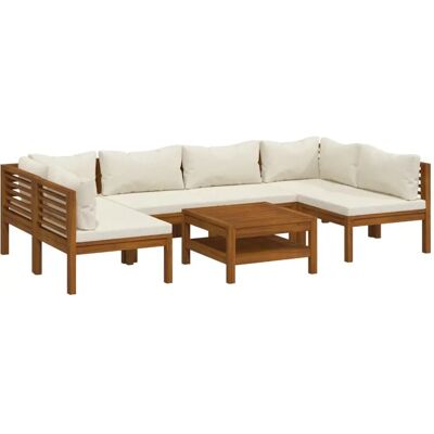 VidaXL Buitenmeubelset - Weerbestendig, Kussens, Modulaire VidaXL Buitenmeubelset - Weerbestendig, Kussens, Modulaire