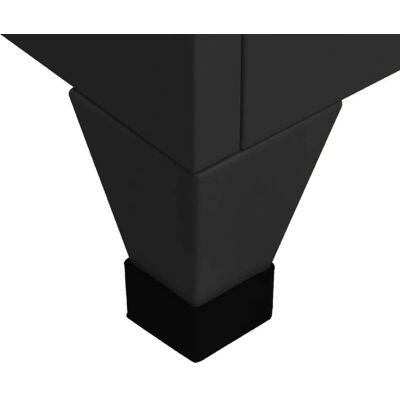 Armario de taquillas negro de acero vidaXL - Muebles para oficina Armario de taquillas negro de acero vidaXL - Muebles para oficina