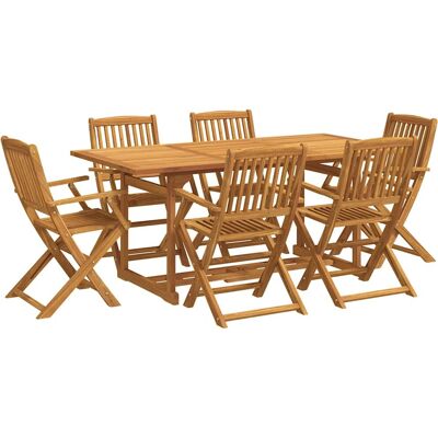vidaXL Outdoor Möbelset - Akazienholz 7-teilig vidaXL Outdoor Möbelset - Akazienholz 7-teilig