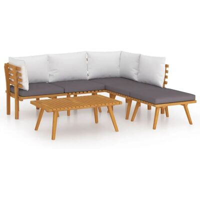 VidaXL Gartenmöbel-Set - Langlebig, Modular, Braun VidaXL Gartenmöbel-Set - Langlebig, Modular, Braun