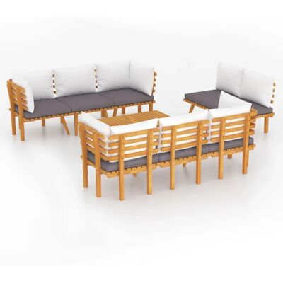 VidaXL Tuinmeubelset - Bruin - Weerbestendig en Duurzaam VidaXL Tuinmeubelset - Bruin - Weerbestendig en Duurzaam