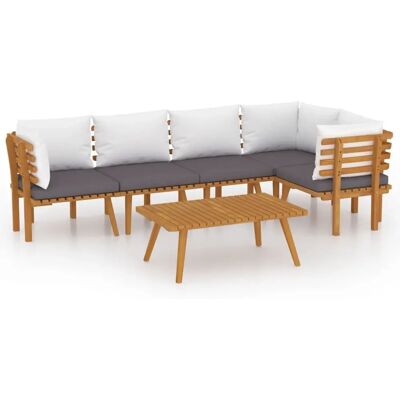 vidaXL Gartenmöbel-Set - Robuste Terrassecouch mit Kissen vidaXL Gartenmöbel-Set - Robuste Terrassecouch mit Kissen