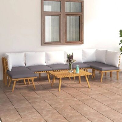 Maisonchic Akaziengartenmöbel-Set - 8 Stück Maisonchic Akaziengartenmöbel-Set - 8 Stück