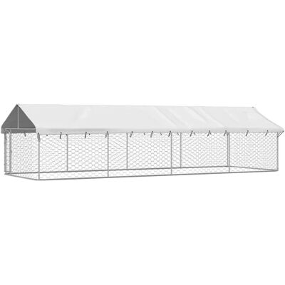 vidaXL Zewnętrzna buda dla psa z dachem 600x200x150 cm vidaXL Zewnętrzna buda dla psa z dachem 600x200x150 cm