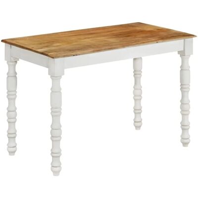 vidaXL Massief mango hout eettafel - Modern, Duurzaam, 110x60x76 cm vidaXL Massief mango hout eettafel - Modern, Duurzaam, 110x60x76 cm