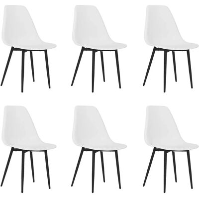 vidaXL 3082341 Chaise de salle à manger en polypropylène blanc - Chaise de salle à manger - Publicité vidaXL 3082341 Chaise de salle à manger en polypropylène blanc - Chaise de salle à manger - Publicité
