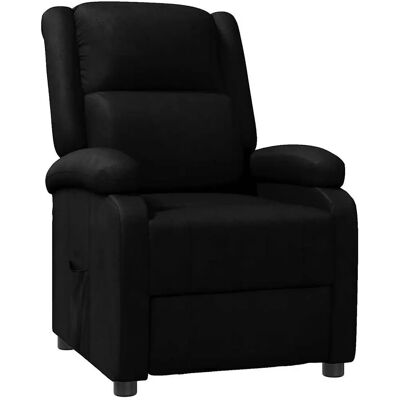 VIDAXL Schwarzes Kunstleder Relaxsessel VIDAXL Schwarzes Kunstleder Relaxsessel